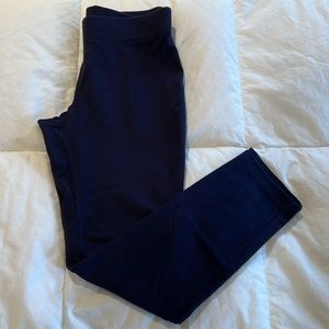 Talbots Petites Sp Navy cotton/spandex legging